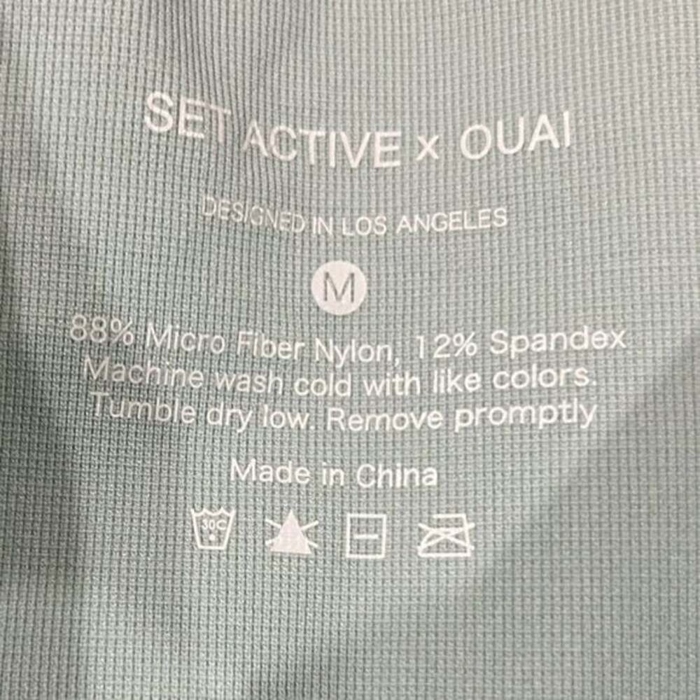 ✨SET ACTIVE x OUAI Sculptflex Leggings in North Bondi Limited Edition Size M - Picture 7 of 8